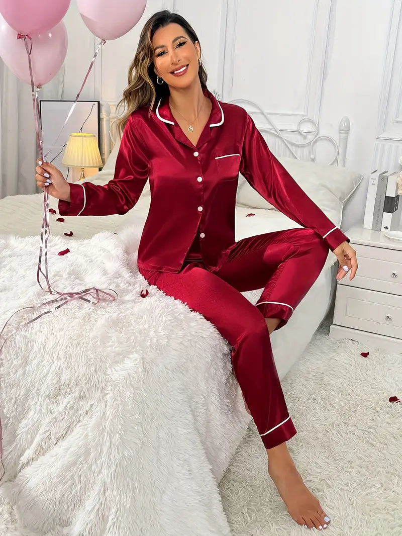 Amara |Timeless Satin Sleepwear