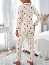 Amour | Heart Pajama Set